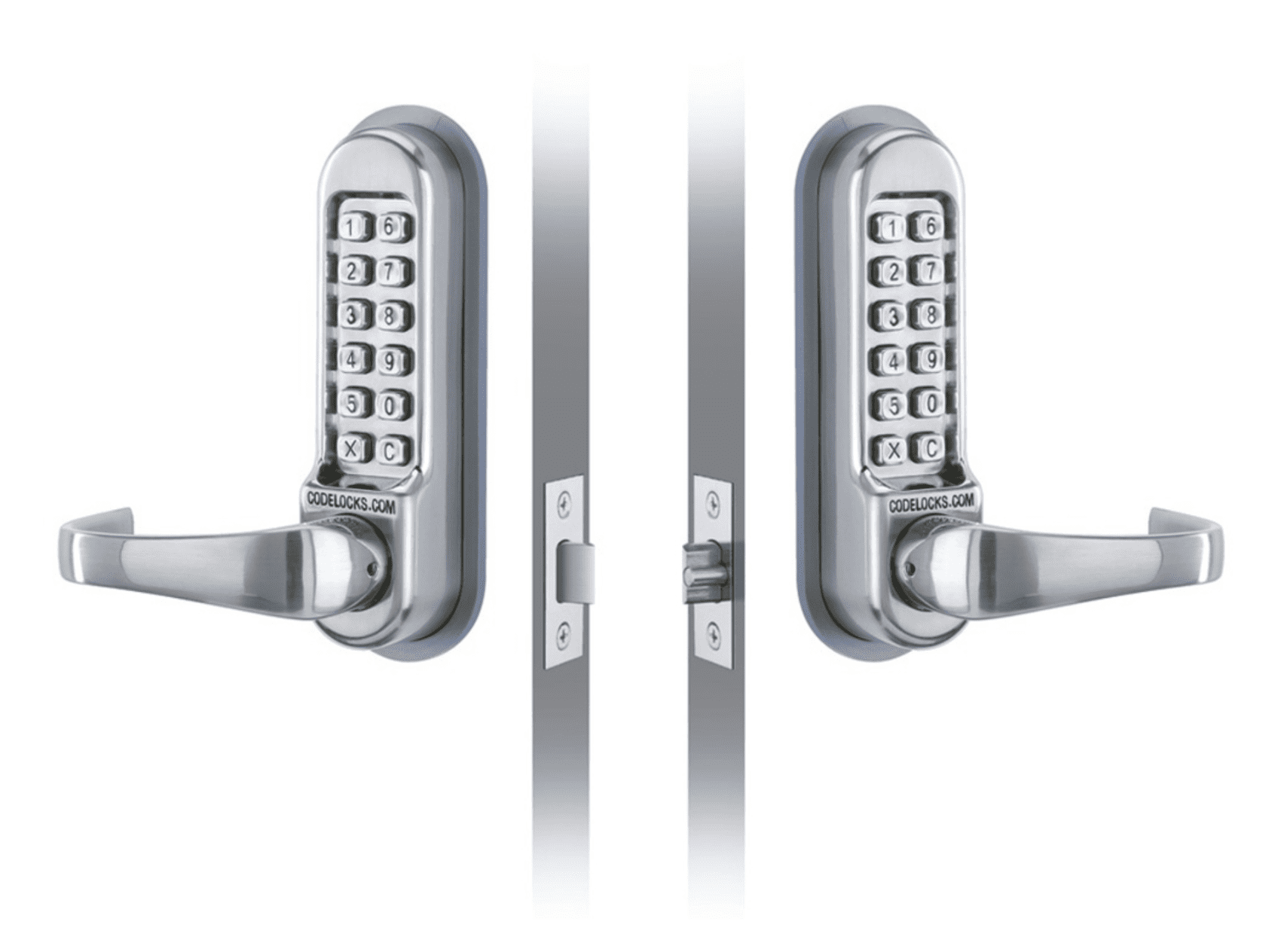 Heavy Duty Double Sided Codelock - Stainless Steel