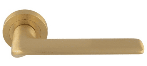 Hey Quadra Lever Handle on Threaded Rose - HQ5 - Antique Brass