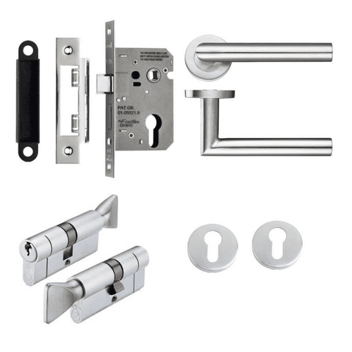 HMO 35mm Fire Door Thumbturn Lock Kit - Option 4