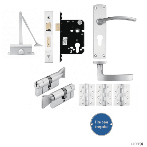 HMO Fire Door Thumbturn Lock Kit - Option 12