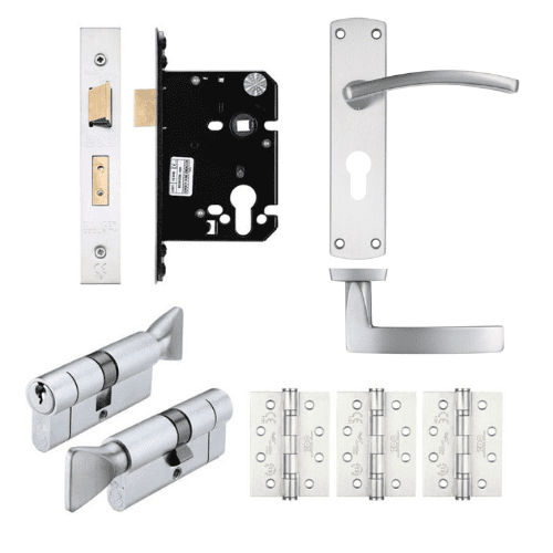 HMO Fire Door Thumbturn Lock Kit - Option 2