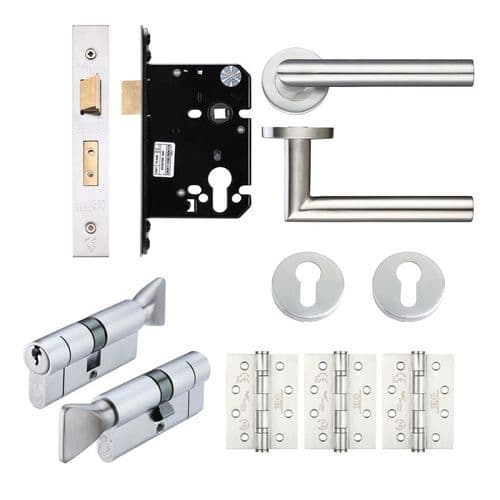 HMO Fire Door Thumbturn Lock Kit - Option 3