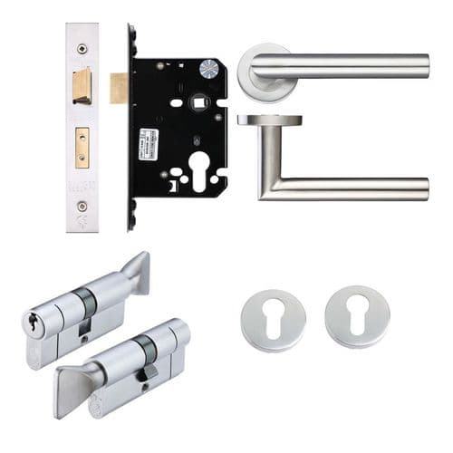 HMO Fire Door Thumbturn Lock Kit - Option 4