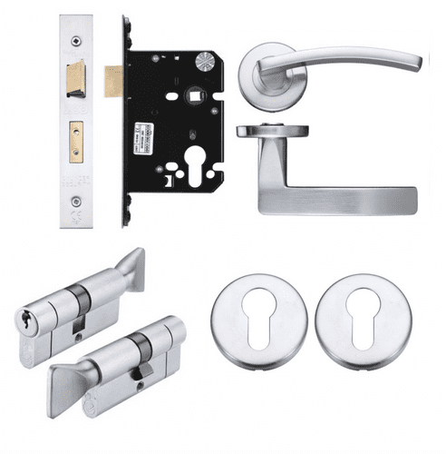 HMO Fire Door Thumbturn Lock Kit Option 9