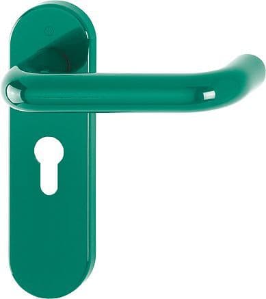 Hoppe AR600 Paris Nylon - Lever Euro Handle - 8566493 - F6016 Turquoise Green