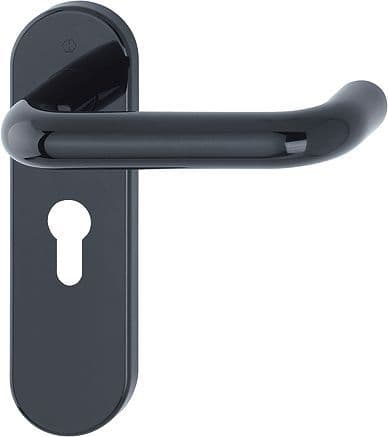 Hoppe AR600 Paris Nylon - Lever Euro Handle - 8566521 - F9017 Black