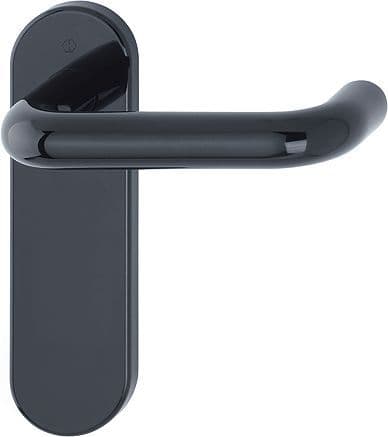 Hoppe AR600 Paris Nylon - Lever Latch Handle - 8566353 - F9017 Black