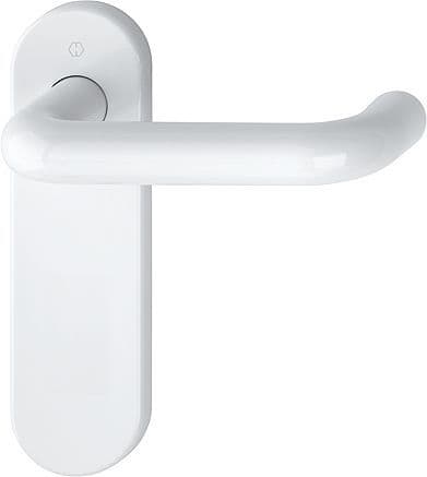 Hoppe AR600 Paris Nylon - Lever Latch Handle - 8566360 - F9016 Diamond White