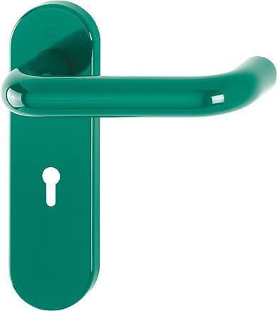 Hoppe AR600 Paris Nylon - Lever Lock Handle - 8566416 - F6016 Turquoise Green