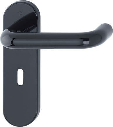 Hoppe AR600 Paris Nylon - Lever Lock Handle - 8566444 - RAL9017 Black