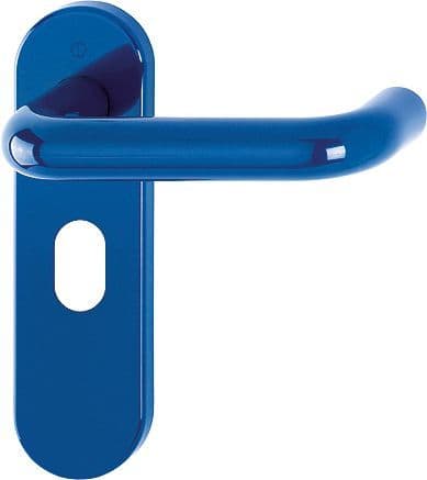 Hoppe AR600 Paris Nylon - Lever Oval Handle - 8566556 - F5002 Cobalt Blue