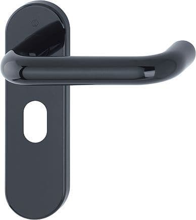 Hoppe AR600 Paris Nylon - Lever Oval Handle - 8566598 - F9017 Black