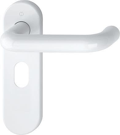 Hoppe AR600 Paris Nylon - Lever Oval Handle - 8566605 - F9016 Diamond White