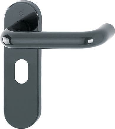 Hoppe AR600 Paris Nylon - Lever Oval Handle - 87134553 - F7016 Anthracite Grey