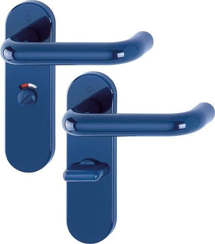 Hoppe AR600 Paris Nylon - Privacy Bathroom Handle - 8566640- F3003 Midnight Blue