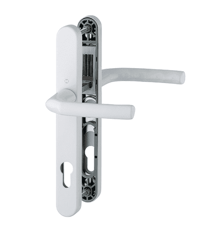 HOPPE Birmingham 92mm UPVC Lever Door Furniture 215mm Screw Centers 1117/3810N - White