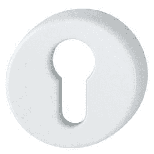 Hoppe Nylon Euro Escutcheon -522118 - F9016 Diamond White - Pair