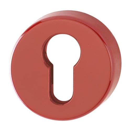 Hoppe Nylon Euro Escutcheon -544394- F3003 Ruby Red - Pair