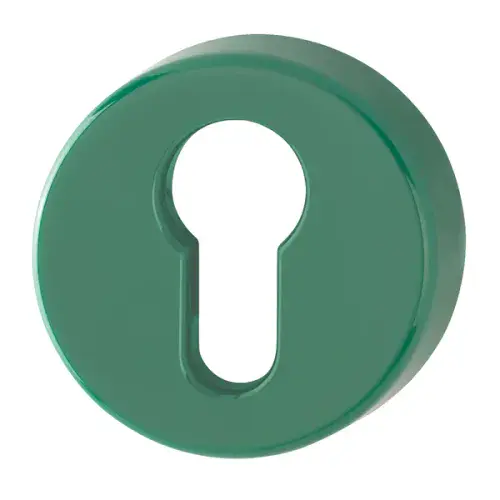 Hoppe Nylon Euro Escutcheon - 584031 - F6016 Turquoise Green - Pair