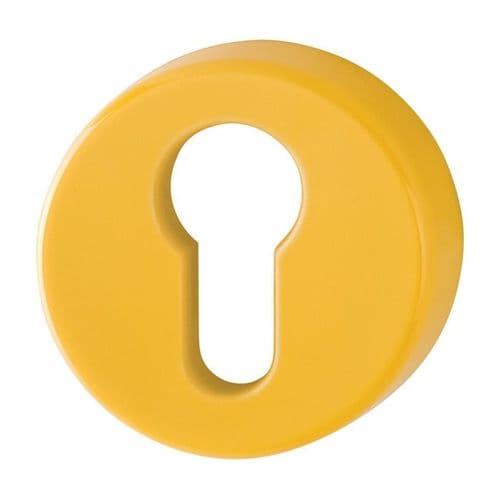 Hoppe Nylon Euro Escutcheon - 600441 - F1004 Golden Yellow - Pair