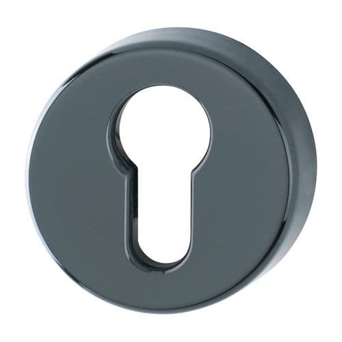Hoppe Nylon Euro Escutcheon - F9017 Black - Pair