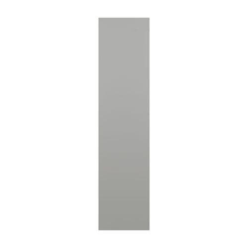 Hoppe Paris Coloured Nylon Self Adhesive Finger Plate - 75 x 350mm -  Dove Grey RAL-7506