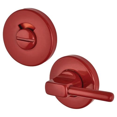 Hoppe RAL F3003 Disabled Bathroom Turn & Release 2260720 - Ruby Red