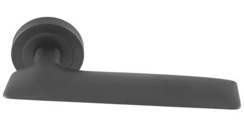 Hygge Due Lever On Round Rose - HYD5ANT - Anthracite