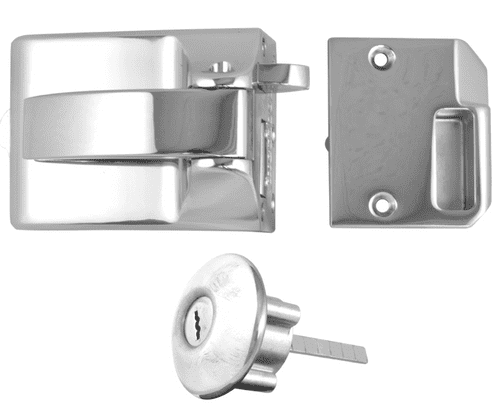 Ingersoll SC71 Deadbolt Rim Nightlatch - Polished Chrome