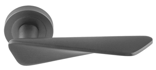 Intona Lever On Round Rose - IN5AB - Anthracite