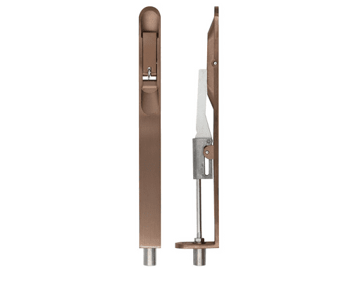 Lever action flush bolt - 20mm x 200mm Radius - Bronze - ZAS03RPVDBZ