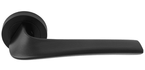 Master Lever On Round Rose - MS5BLK - Matt Black