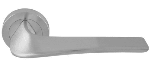 MASTER LEVER ON ROUND ROSE - MS5SC - Satin Chrome