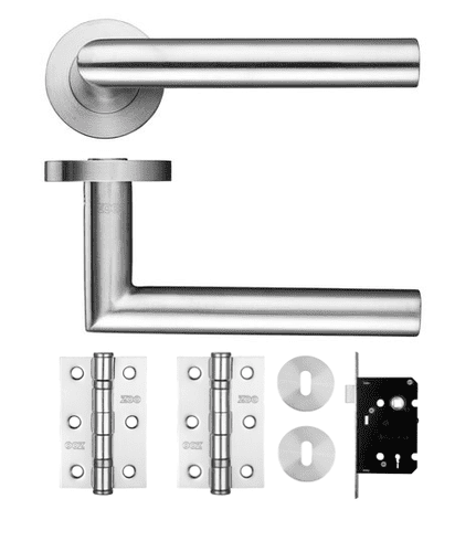 Miltred Lock Lever On Rose Door Kit