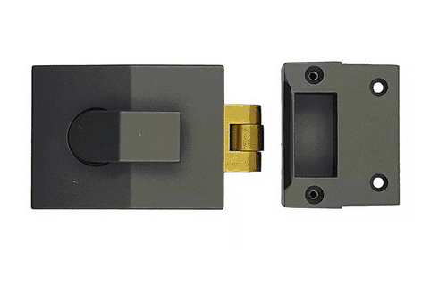Modern Style Rollerbolt Door Nightlatch - 60mm - Case Only