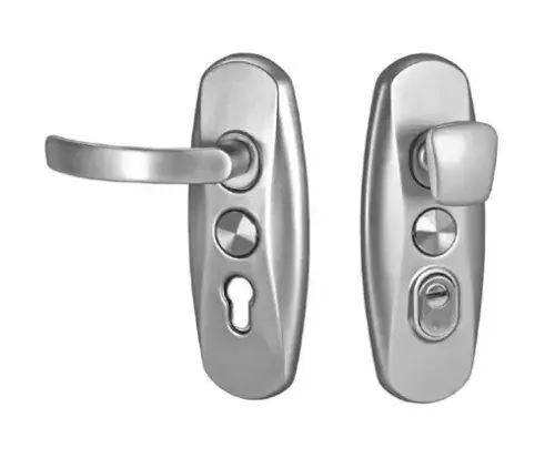 Mul-T-Lock SH300 4-Way Handle Lever/Lever Set - Satin Chrome
