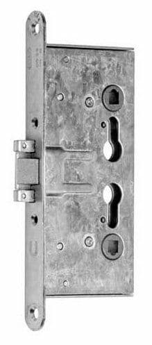 Nemef 1739/27 DIN Sashlock 65mm Backset - Satin Stainless