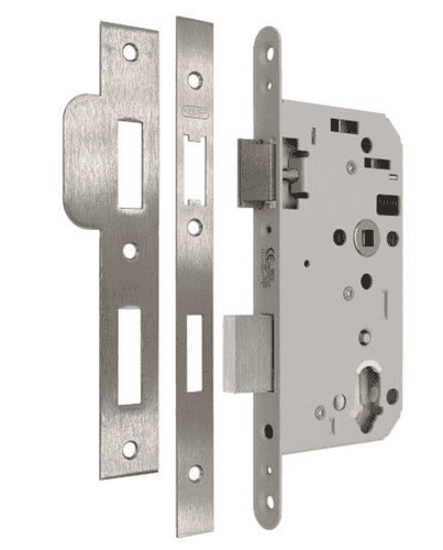 NEMEF 6109/17.SSS Dual Profile Euro/Oval Sashlock 60mm Backset SSS 72mm Centres