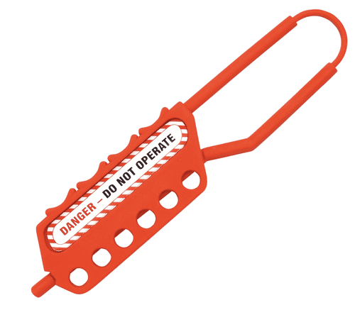 Nonconductive Lockout Tagout Hasp 6 Holes 6mm Thread