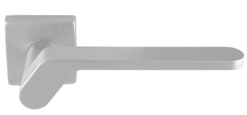Pendio Lever On Concealed Fix Push-on Square Rose - EUL130SC - Satin Chrome