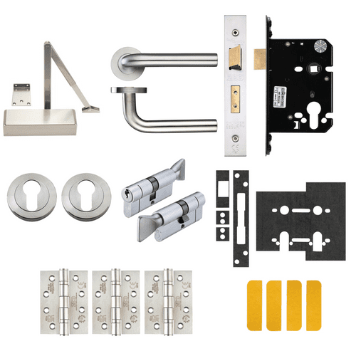 Premium HMO Fire Door Thumbturn Lock Kit