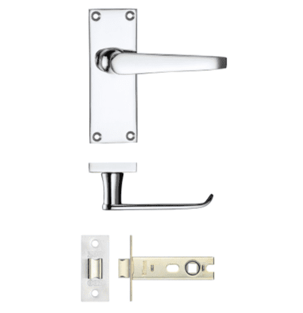 Project Door Latch Pack - Polished Chrome
