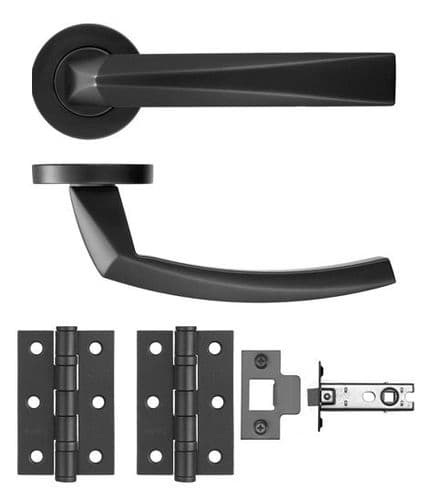 RM010PCB - Black Latch Door Kit