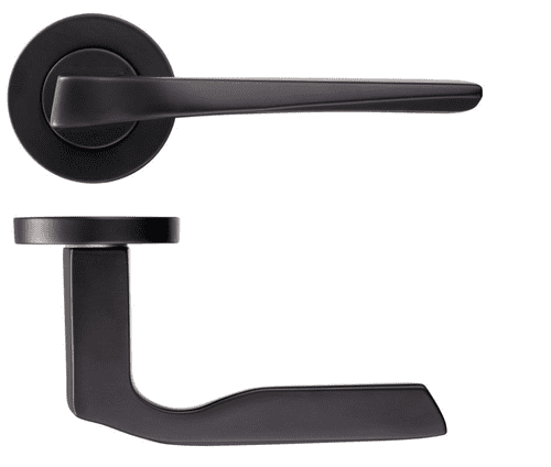 RM090PCB Rosso Lyra Lever - Powder Coated Black