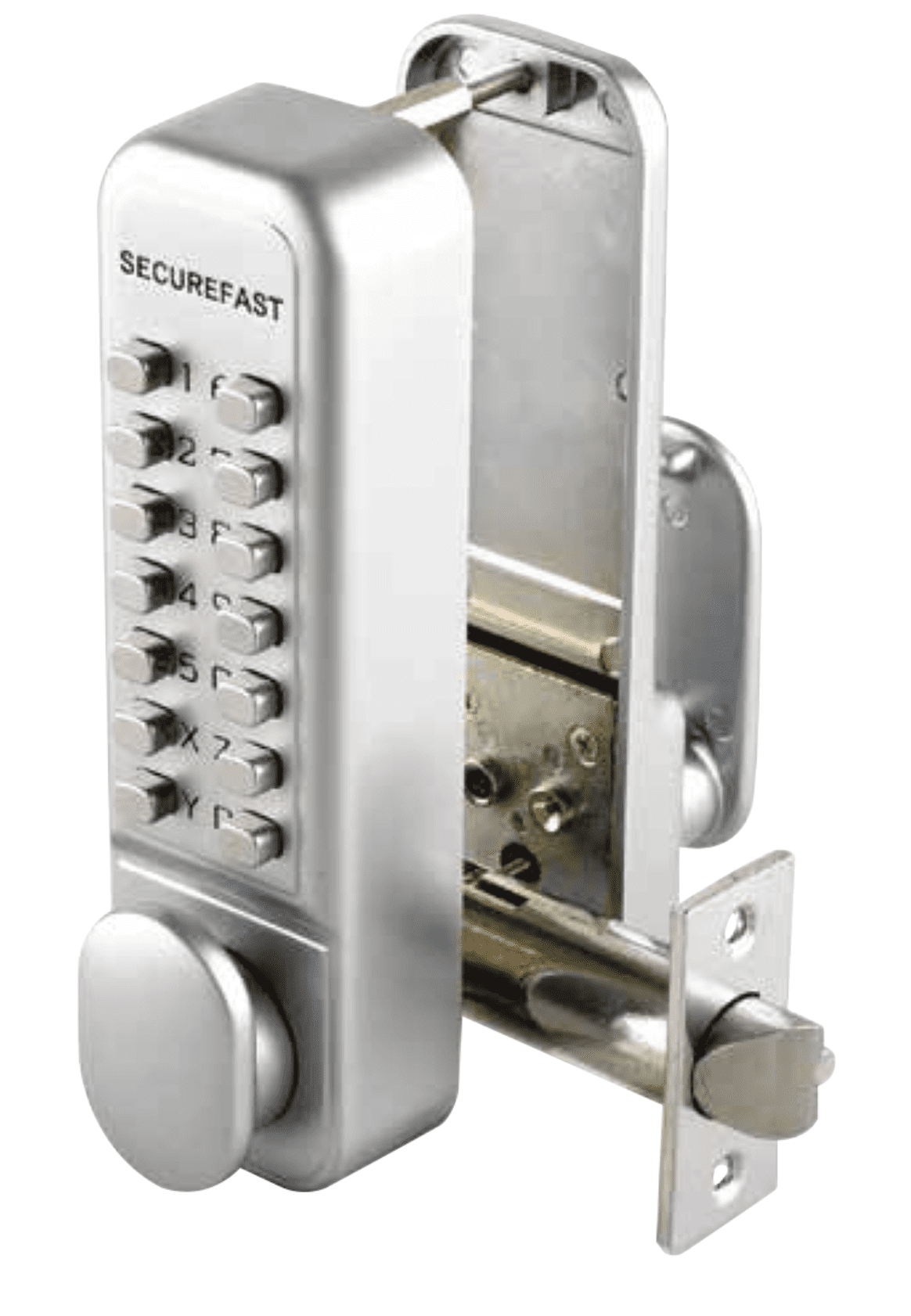 SECUREFAST SBL320 Easy Change Digital Lock with Tubular Latch & Holdback