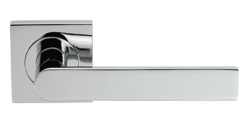 Serozzetta Edge Lever On Square Rose - SZM210SQCP -Chrome