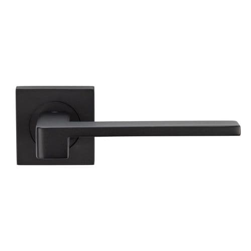 Serozzetta Equi Lever on Square Rose - Matt Black