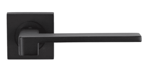 Serozzetta Equi Lever On Square Rose - SZM370MB - Matt Black