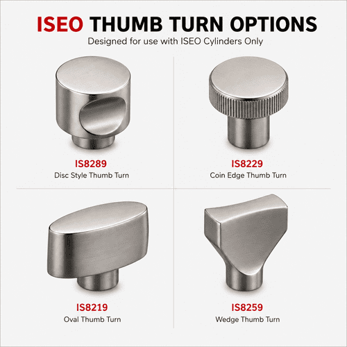 Spare Thumbturn to suite ISEO cylinders.