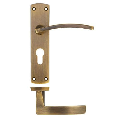 Toledo Lever On Euro Backplate - ZPA031EP-AB